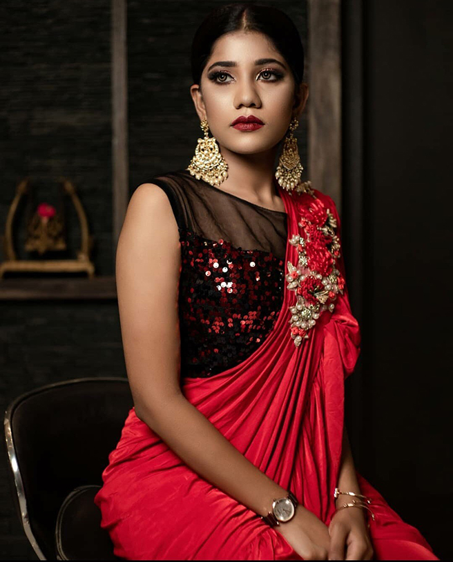 Jaina Parmar modelling Indian ethnic wear