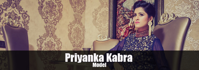Priyanka Kabra Indian fashion model