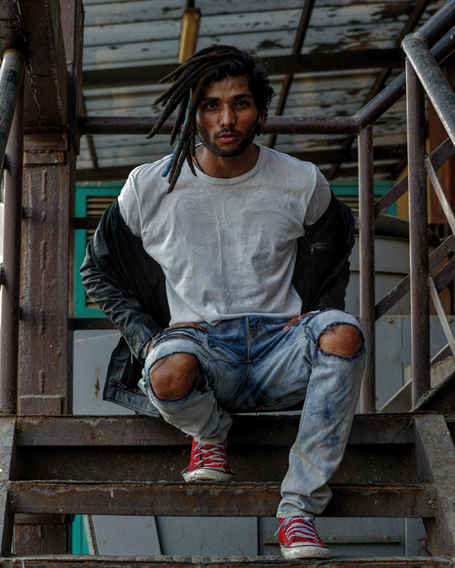 Indian model Rahul Vaid In ripped denims and sports jacket