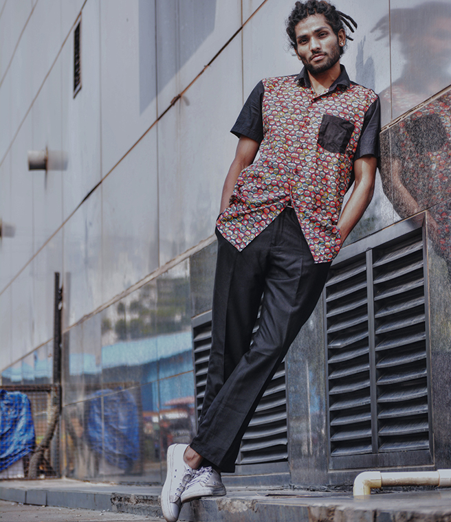Street fashion by Indian model Rahul Vaid