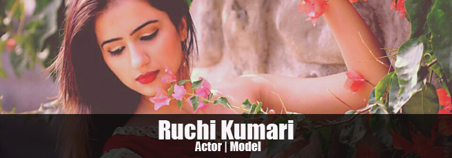 Indian model and actress Ruchi Kumari
