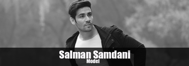 Indian male model Salman Samdani