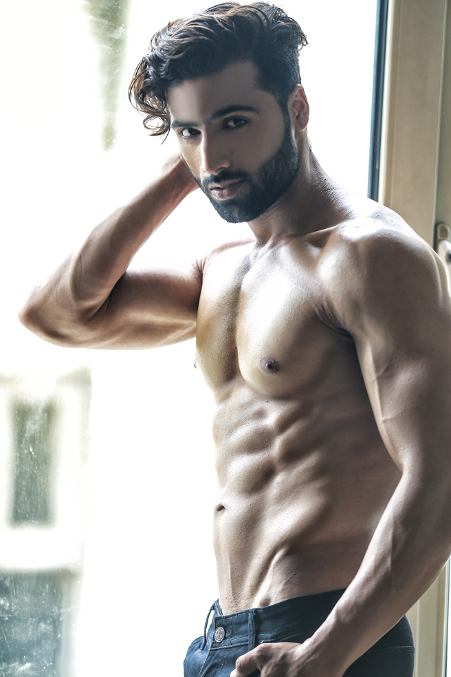 Indian male model Nitish Vashisht