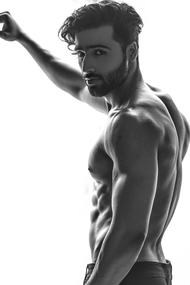 Indian fitness model Nitish Vashisht  photographed by  Amit Khanna