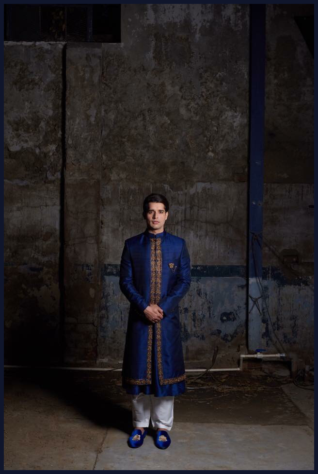 Model Pradeep kadyan photographed wearing Indian ethnic wear