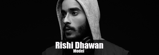 model Rishi Dhawan