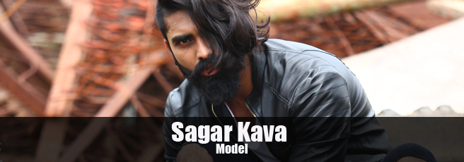 Indian Male model Sagar Kava